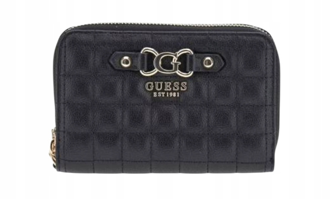 GUESS Duży Portfel Damski Nadira Slg SWQG84 24164 Czarny