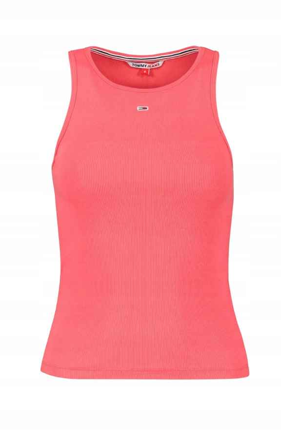 Tommy Jeans Top Essential DW0DW14875 Czerwony