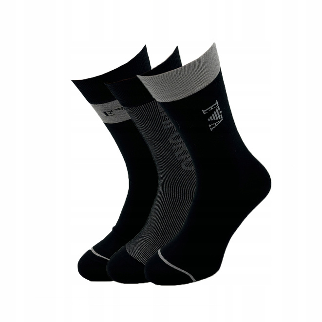 EMPORIO ARMANI skarpety męskie zestaw 3 par Giftbox 302402 3F283 31121