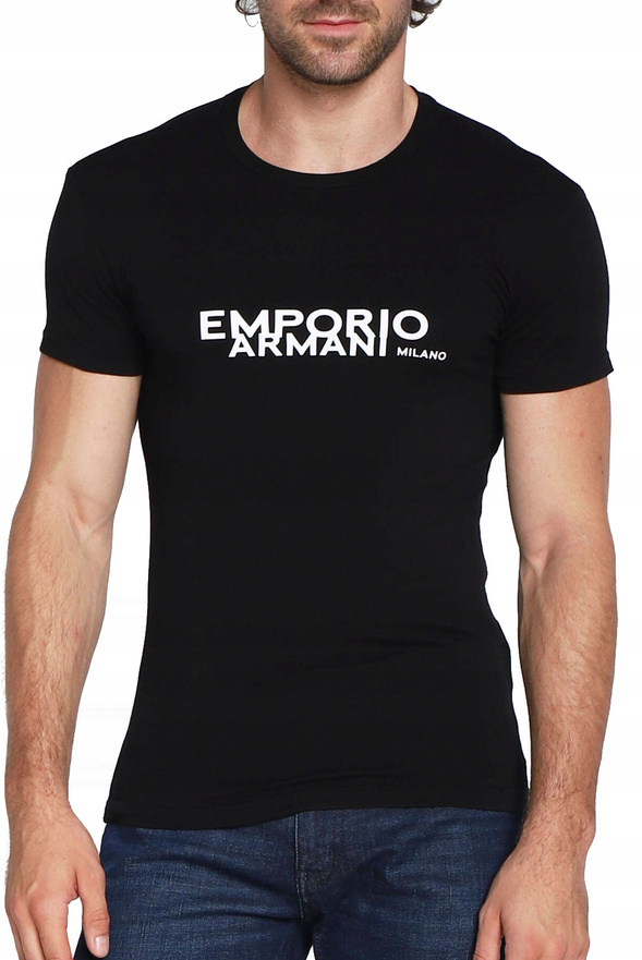 EMPORIO ARMANI UNDERWEAR T-shirt męski czarny