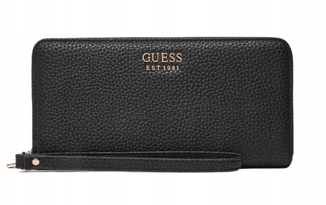 GUESS Duży Portfel Damski Brenton Slg SWPG96 48146 Czarny