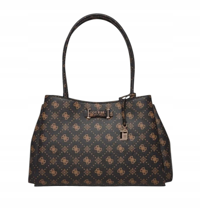 Guess torebka damska shopperka Carrie Logo HWGP98 98220 Brązowy