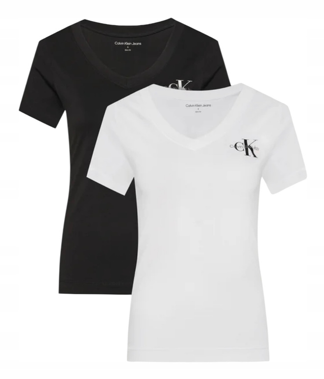 Calvin Klein Komplet 2 t-shirtów damskich J20J223447 BEH Kolory Regular