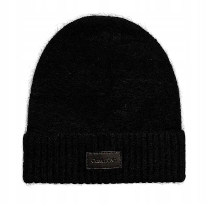Calvin Klein Czapka damska wełniana K60K612594 Czarny