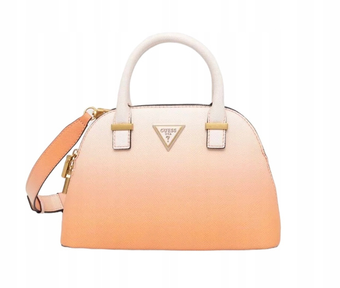 Guess torebka damska kuferek Lossie HWVA92 31050 pomarańczowy