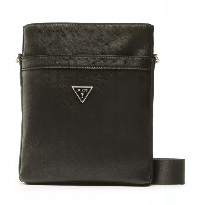 Guess saszetka na ramię Certosa Saffiano Smart HMECSA P3199 Czarny