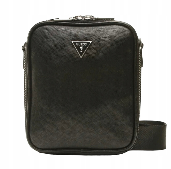 Guess saszetka na ramię Certosa Saffiano Smart HMECSA P3254 Czarny