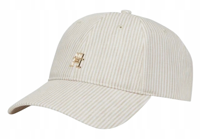 Tommy Hilfiger damska czapka z daszkiem Premium Beach AW0AW17141 Beżowy