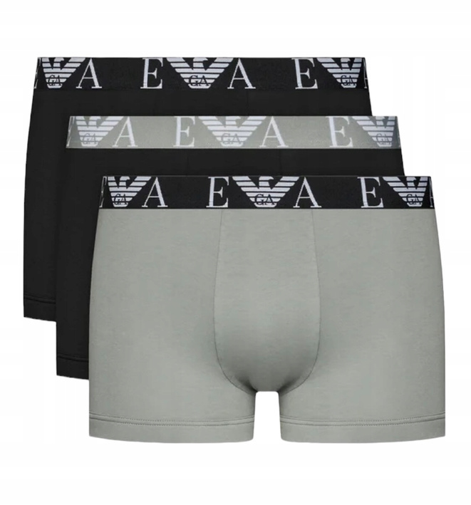 Emporio Armani bokserki męskie zestaw 3 par 111357 4R715 35321 Kolorowy