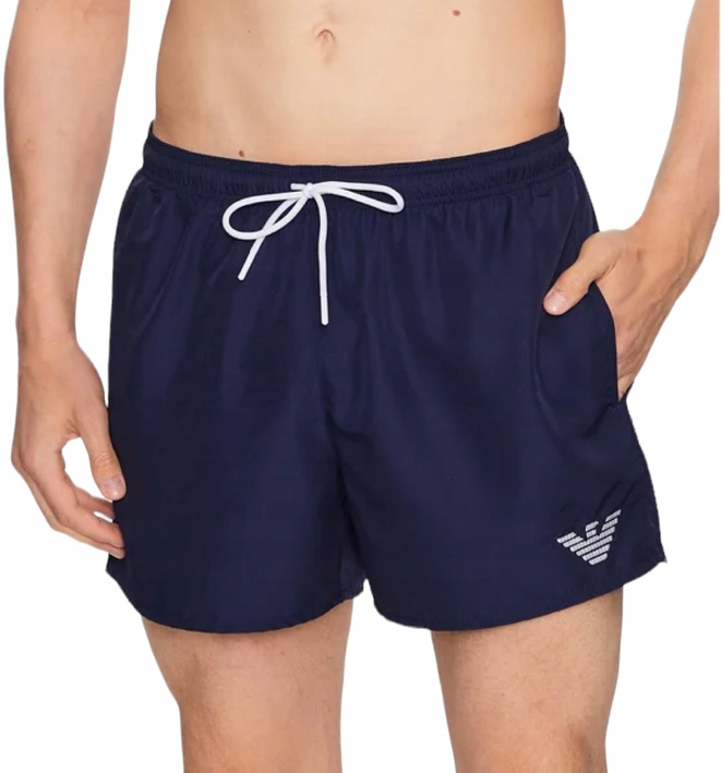 Emporio Armani Szorty kąpielowe 211752 3R438 Granatowy Regular Fit