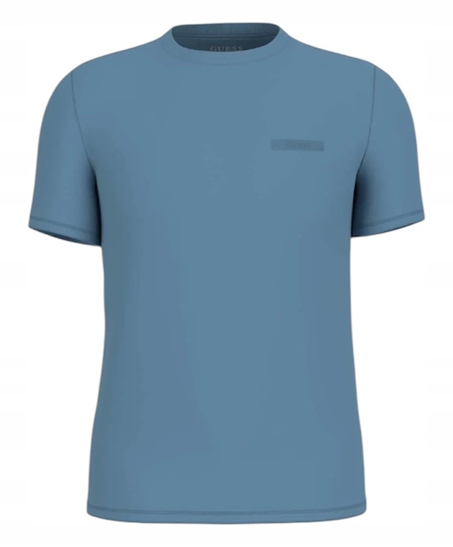 GUESS T-Shirt męski U5GM30 KCPZ1 G7W7 Niebieski Regular Fit