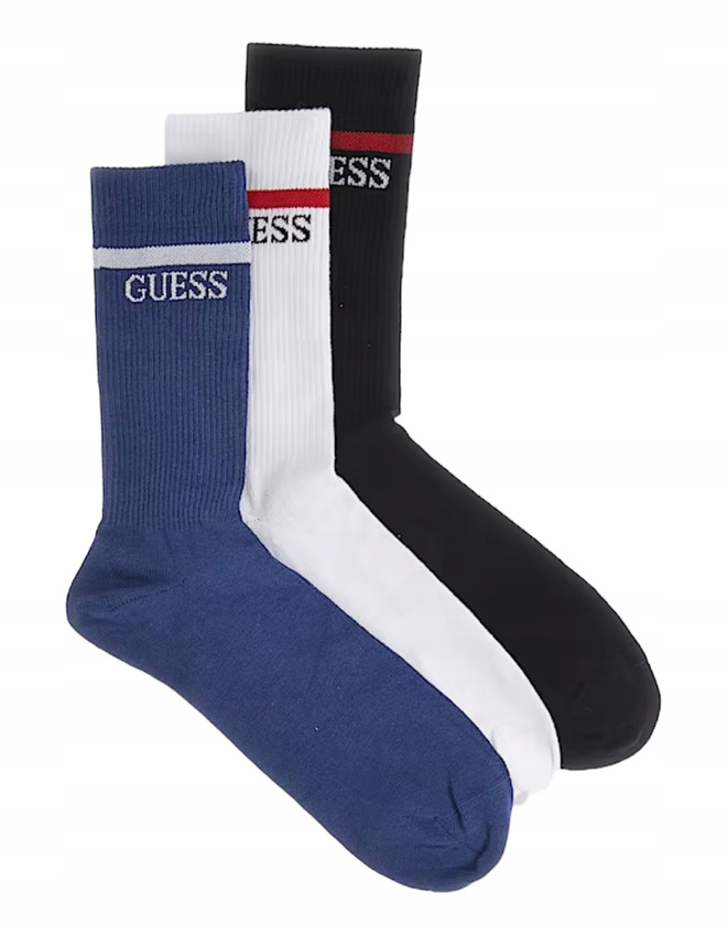 Guess komplet 3 par skarpet kolorowych U3BG32 ZZ02T
