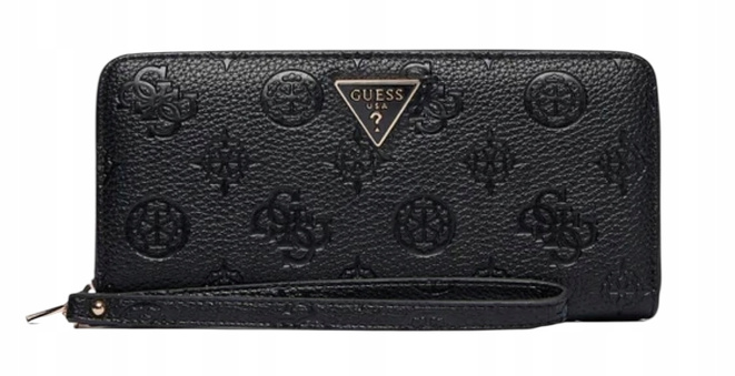 GUESS Duży Portfel Damski Cresidia II Slg SWPD98 88146 Czarny