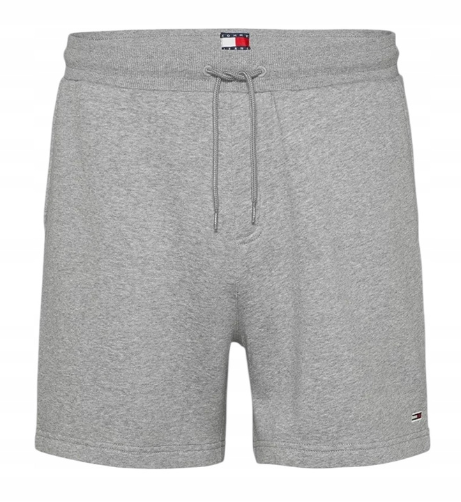 Tommy Hilfiger Szorty męskie sportowe Flag Beach DM0DM21931 Szare