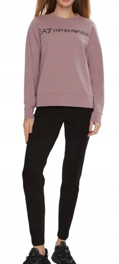 EA7 EMPORIO ARMANI Dres damski 8NTV54 TJTXZ 23BC Fioletowy Regular Fit