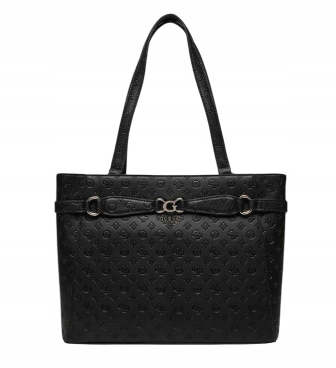 Guess Torebka damska shopperka Arlena Logo (PG) HWPG93 36250 Czarny