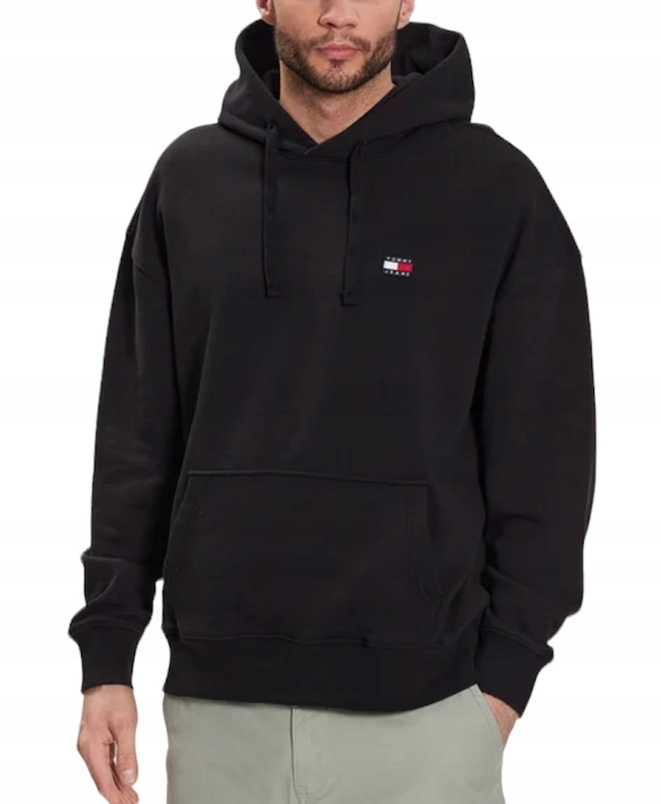 Tommy Hilfiger Bluza męska DM0DM16369 BDS TJM RLX XS BADGE HOODIE