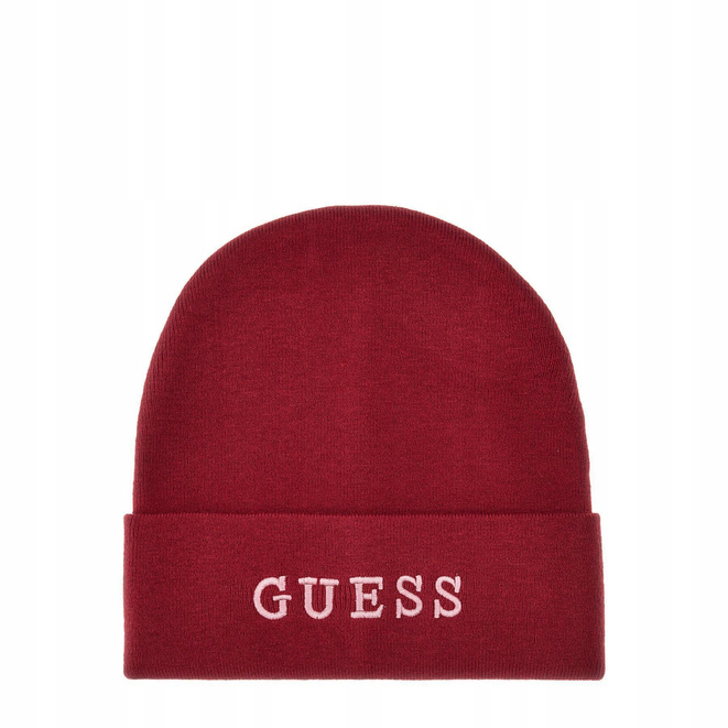 Czapka zimowa beanie Guess AW9251 WOL01 Bordowy