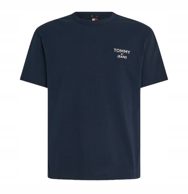 Tommy Jeans T-shirt męski DM0DM18872 Granatowy Regular Fit