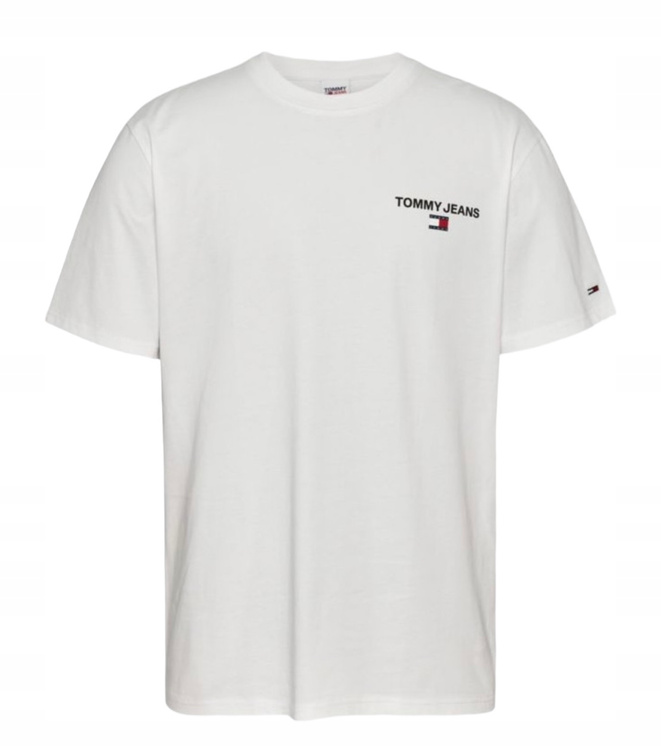 Tommy Jeans T-shirt męski biały TJM CLASSIC LINEAR DM0DM17712