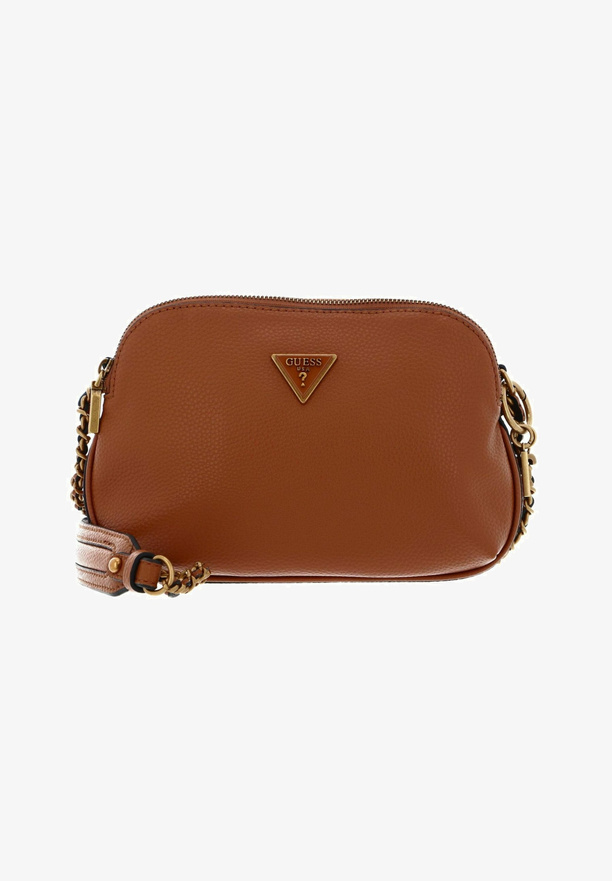 Guess Torebka damska skóra ekologiczna Becci HWVB87 82120 Cognac