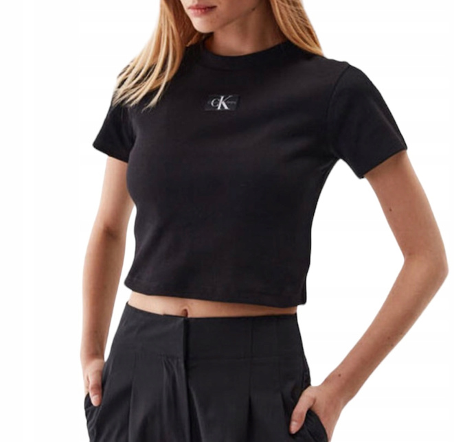 Calvin Klein Jeans T-Shirt J20J221595 Czarny