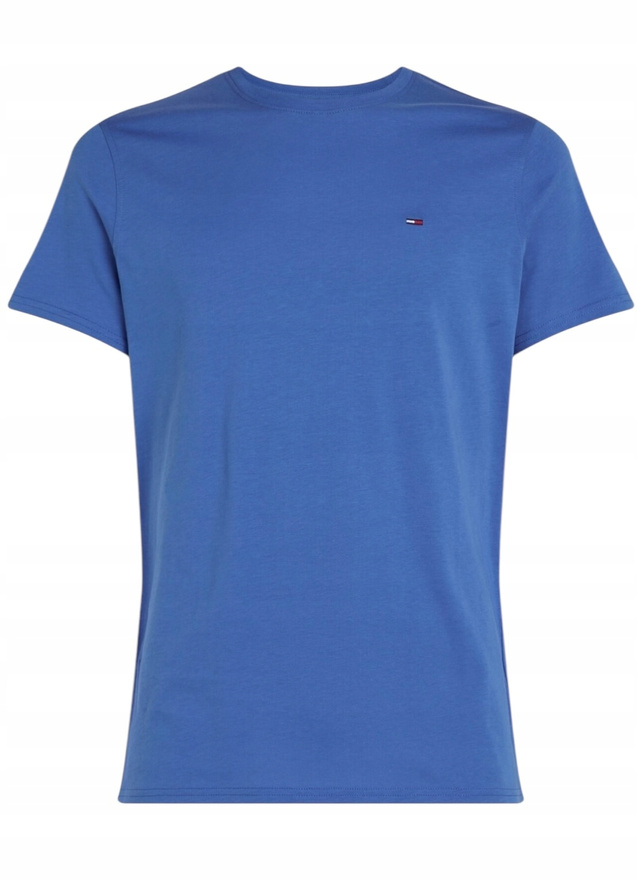 Tommy Hilfiger T-Shirt męski DM0DM04411 Niebieski Regular Fit