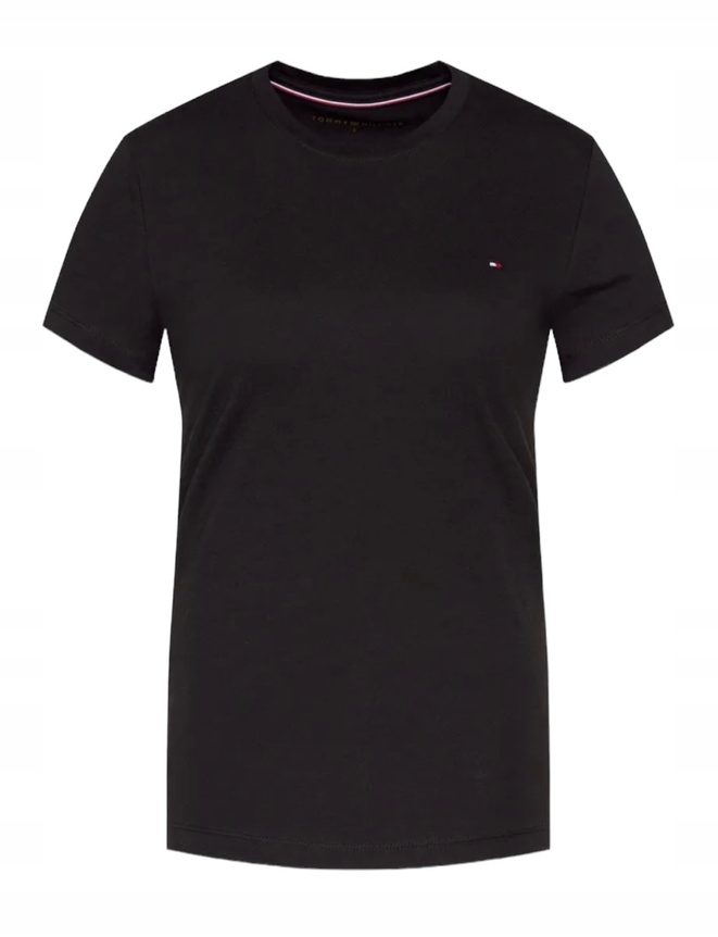 Tommy Hilfiger T-shirt damski HERITAGE CREW NECK TEE WW0WW22043 czarny