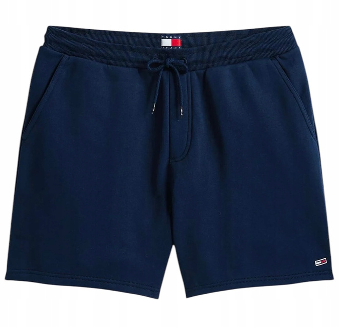 Tommy Hilfiger Szorty męskie sportowe Flag Beach DM0DM21931 Granatowe