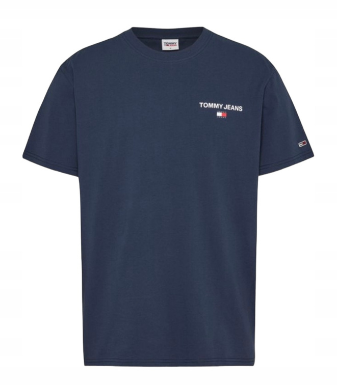 Tommy Jeans T-shirt męski granatowy TJM CLASSIC LINEAR DM0DM17712