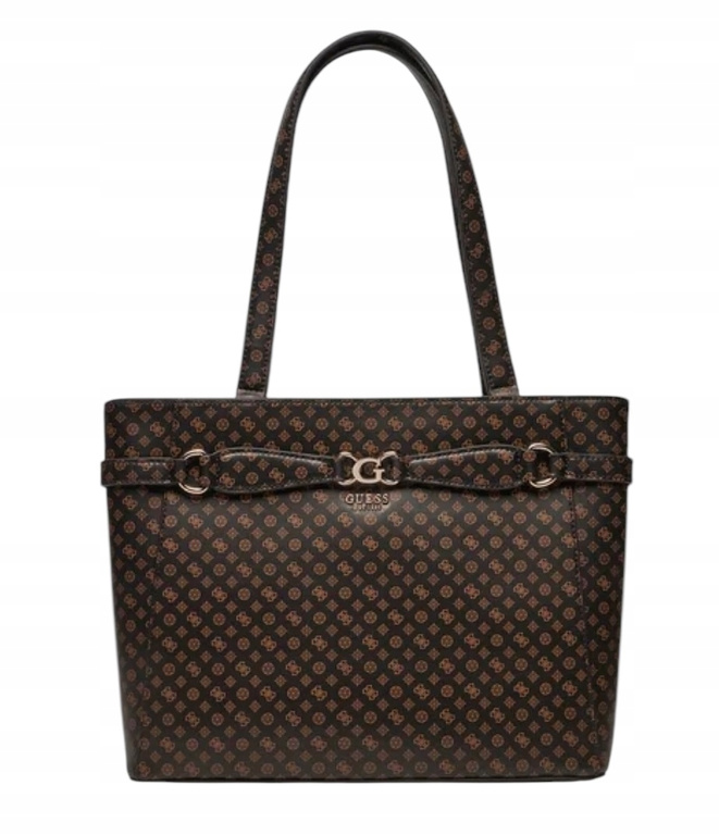 Guess Torebka damska shopperka Arlena Logo (PS) HWPS93 36250 Brązowy