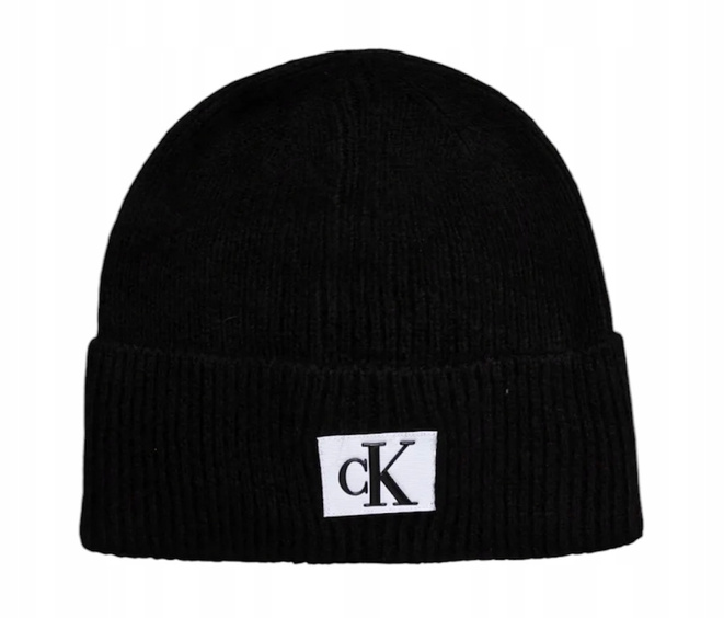 Calvin Klein Czapka zimowa męska beanie K50K512451 Czarny